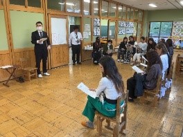 学年懇談写真