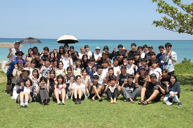 修学旅行全員写真